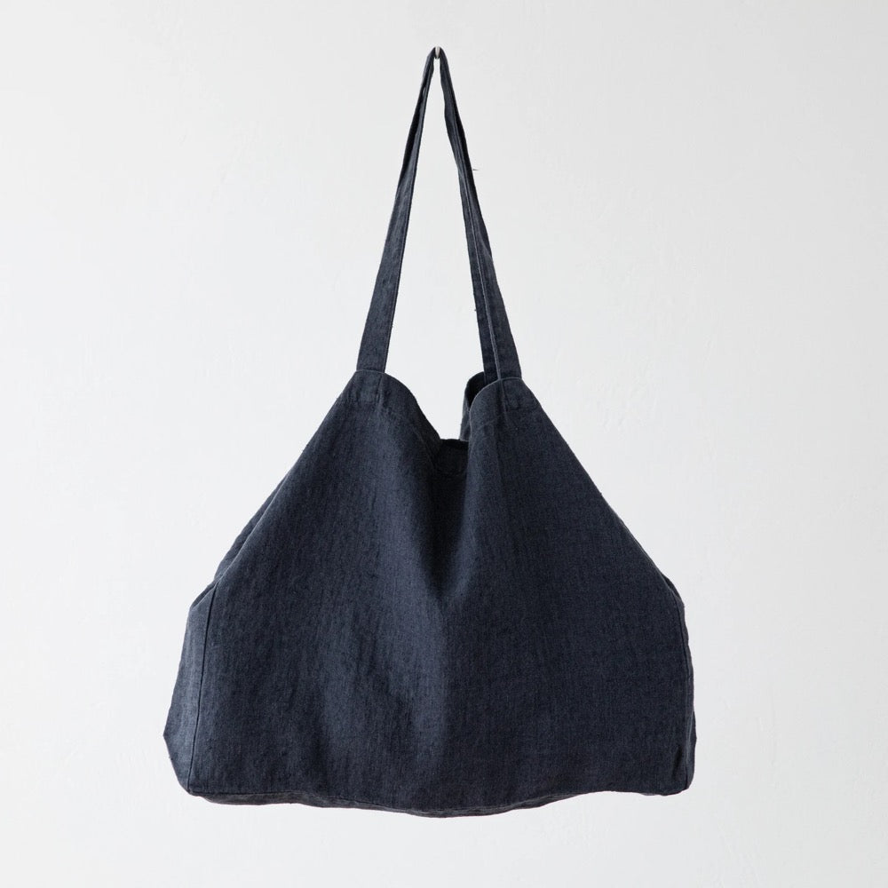 Heavy Linen Bag in Various Colors, Linen Market Bag, Linen Hand Bag, Linen Shopping bag, Washed Linen