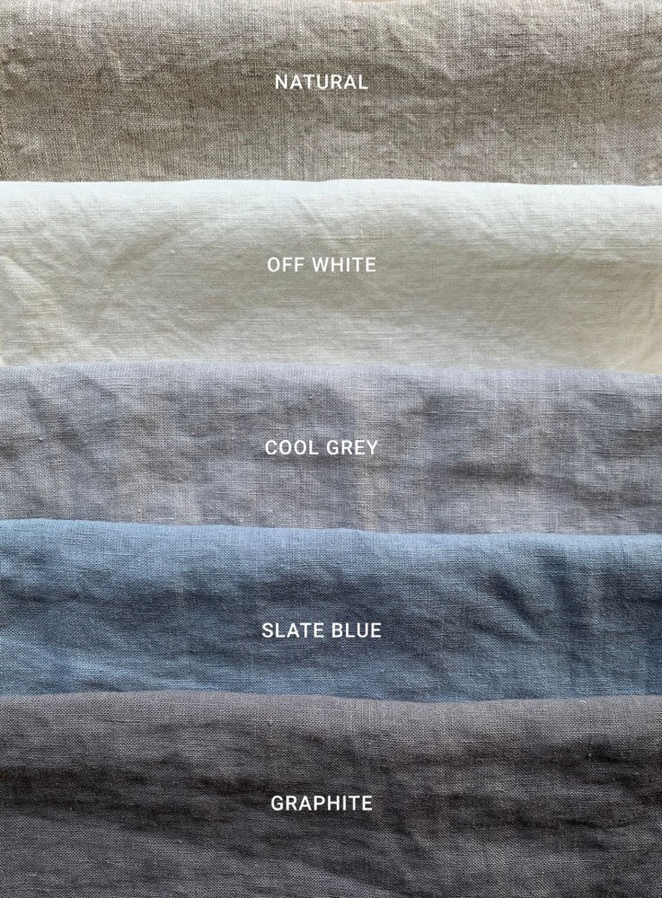 Washed Linen Duvet Cover Natural * Queen, King and other sizes * Pure European linen *Button Closure *